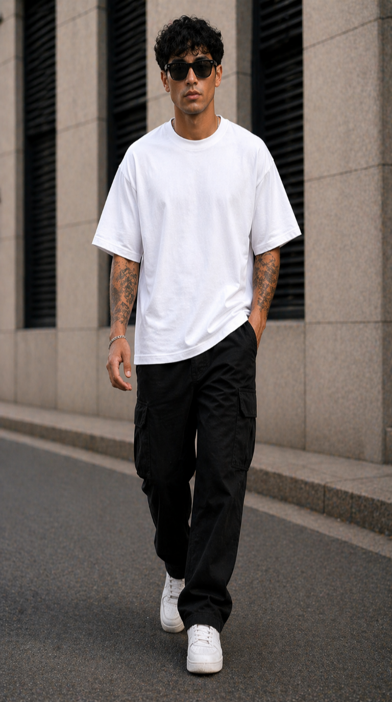New Round Neck 180 GMS T-shirt White